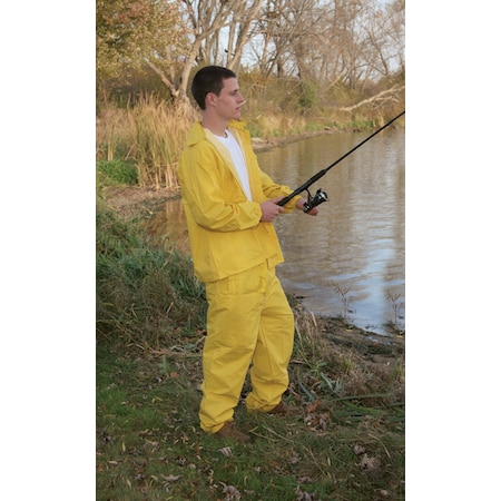 Boulder Creek Boulder Creek Yellow PVC-Coated Rayon Three Piece Rain Suit XXX-Large 61317CM